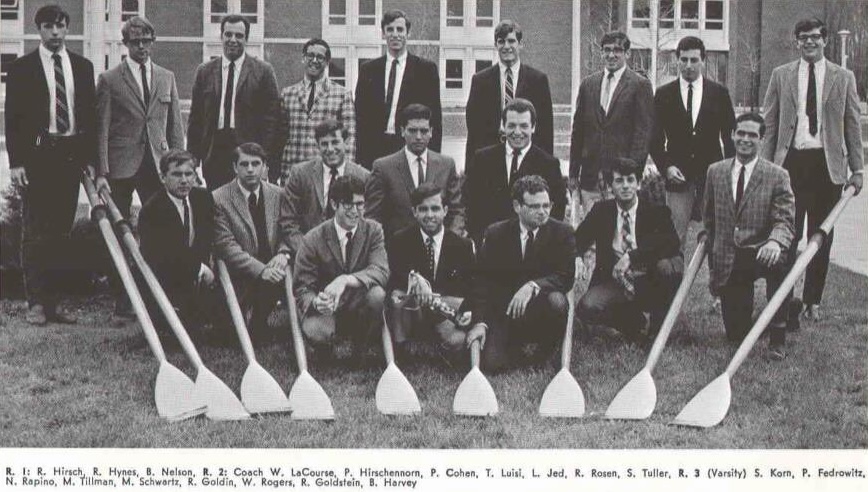 Group Photo of the 1967 SBU Rowing team.